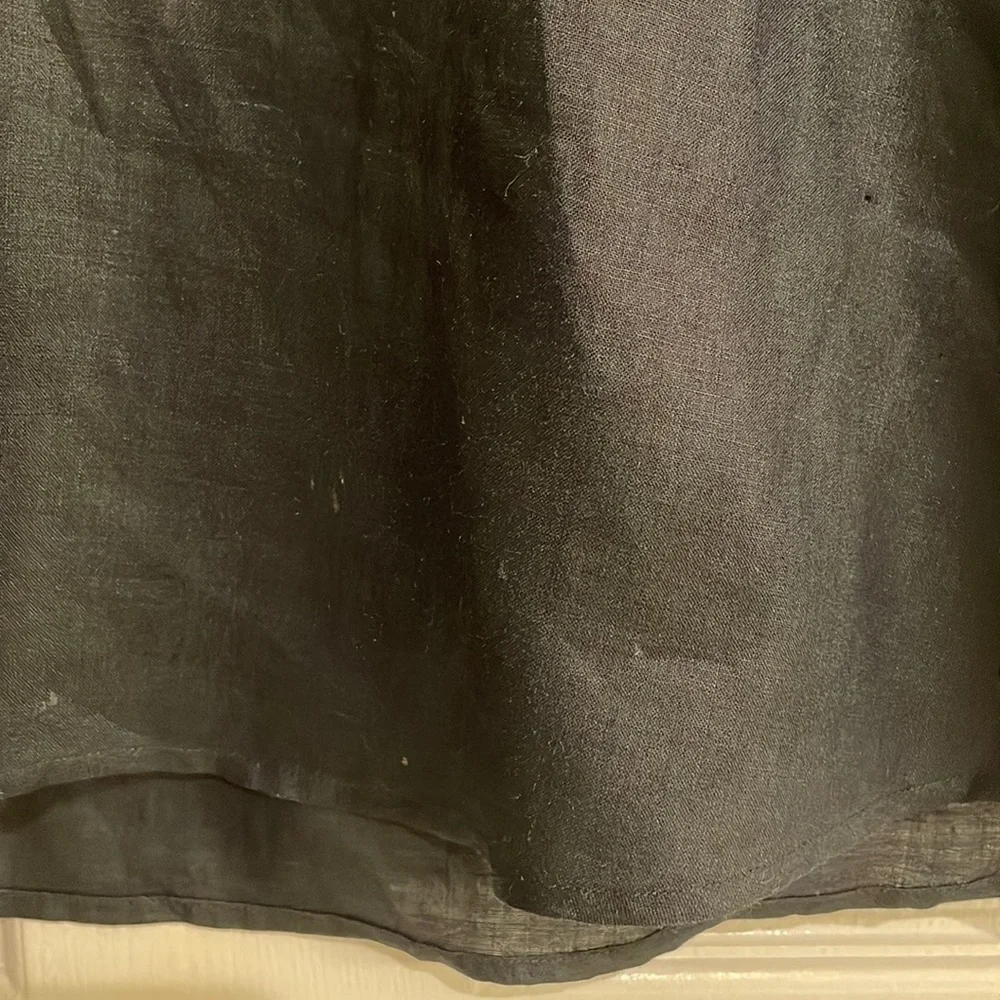 Burberry Black Bamboo Semi Sheer Tunic Top Small - Picture 6 of 8